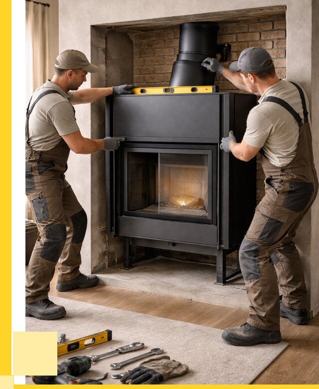 Установка каминных топок в Нижнеудинске под ключ от 18308 р. | ЭриданНжк