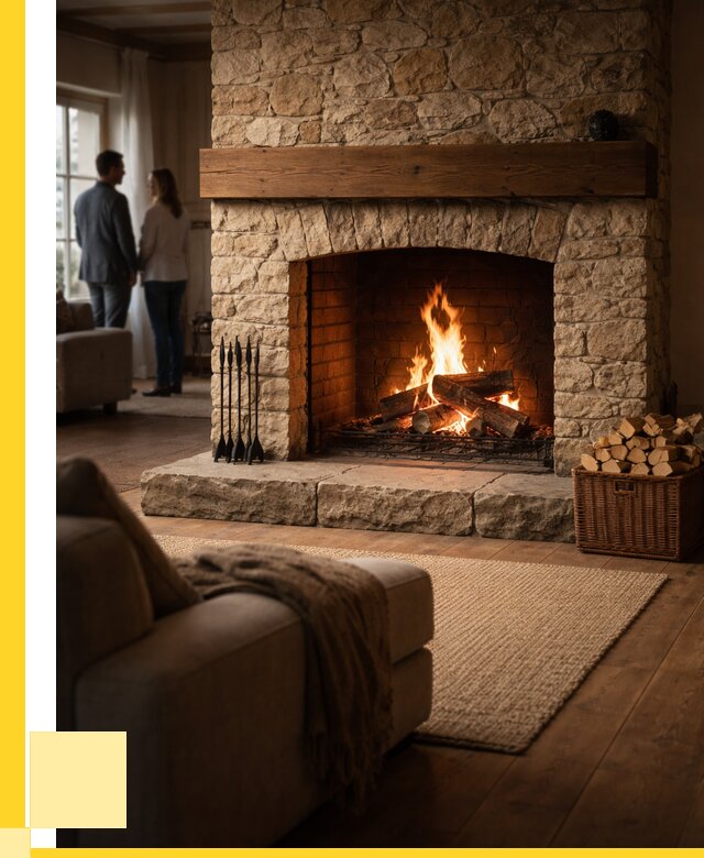 Открытые камины под ключ в Нижнеудинске от 152565 р. ЭриданНжк