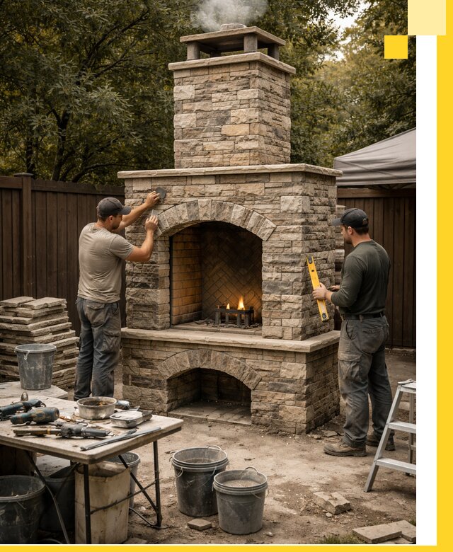 Проектирование и установка уличных каминов в Нижнеудинске