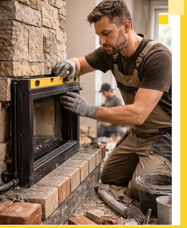 Дровяные камины под ключ в Нижнеудинске: монтаж, обустройство