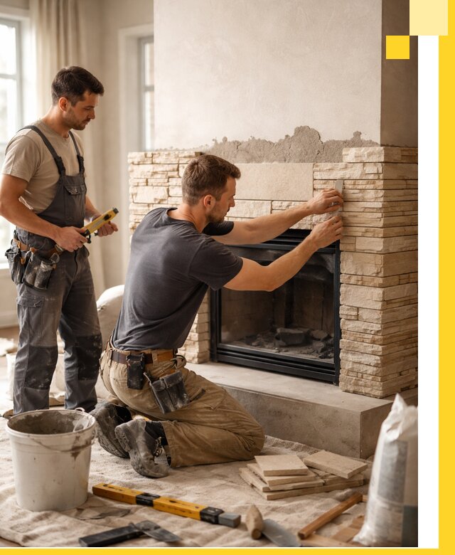 Установка и монтаж каминов для загородного дома в Нижнеудинске