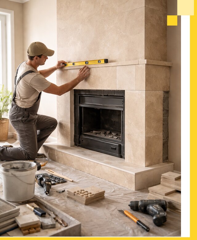 Установка и монтаж каминов в частном доме под ключ в Нижнеудинске