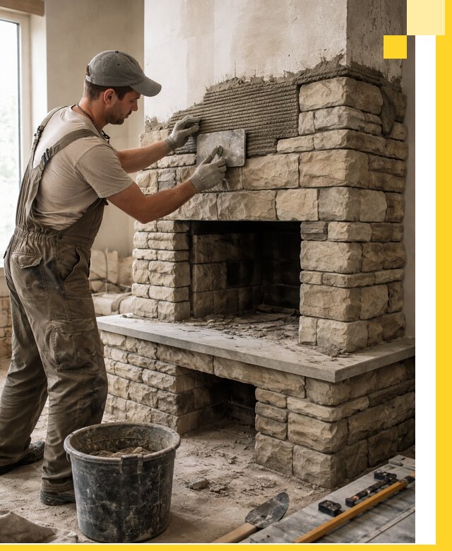 Строительство каминов под ключ в Нижнеудинске от проектирования до монтажа