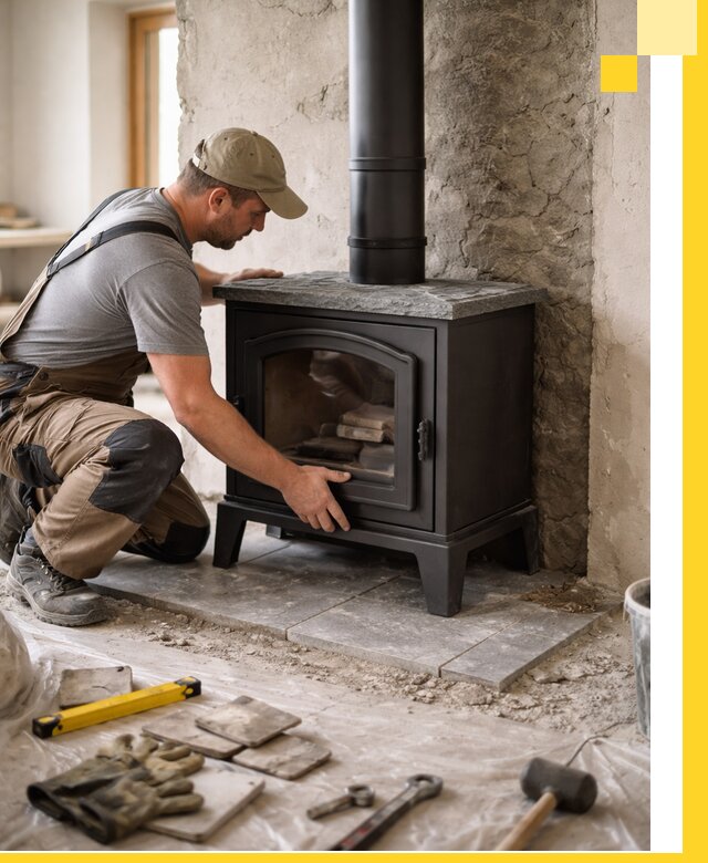 Профессиональный монтаж печей и каминов в Нижнеудинске под ключ