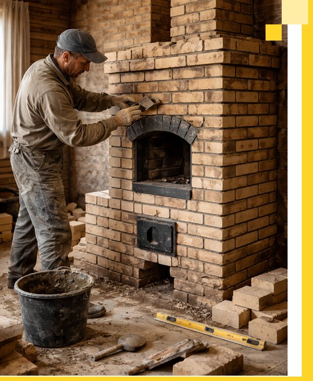 Кирпичные печи под ключ в Нижнеудинске: проектирование и кладка