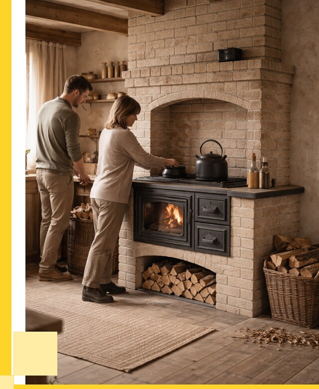 Печи с плитой в Нижнеудинске от 45770 р. | ЭриданНжк — кирпичная печь