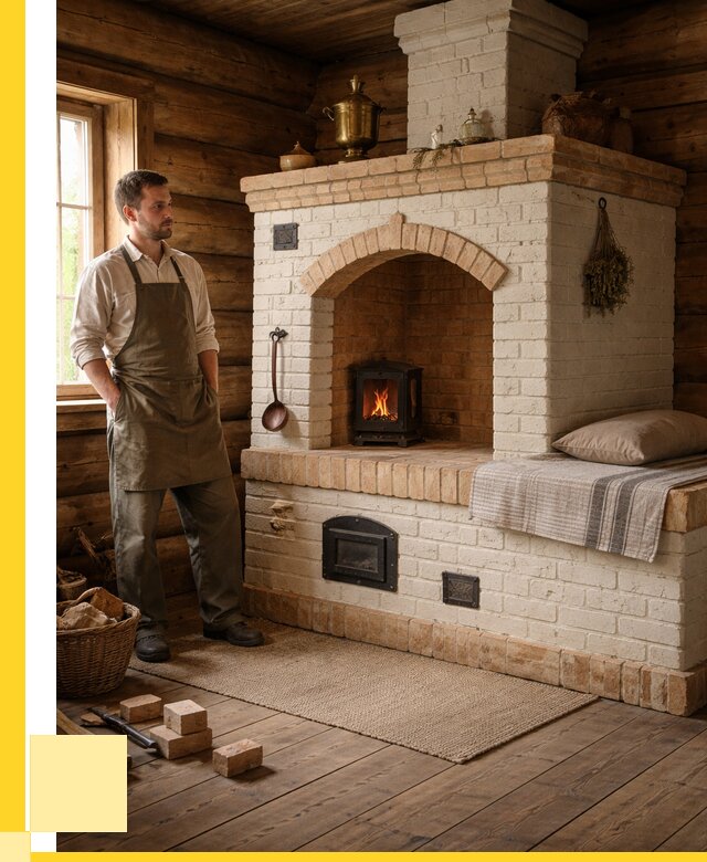 Русские печи с лежанкой под ключ в Нижнеудинске от 152565 р. ЭриданНжк