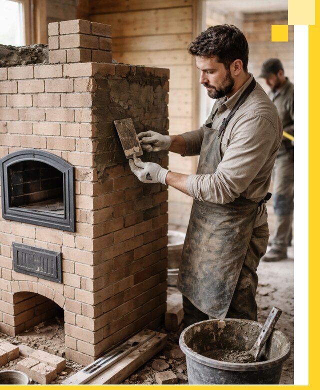 Изготовление и установка печей-шведок под ключ в Нижнеудинске