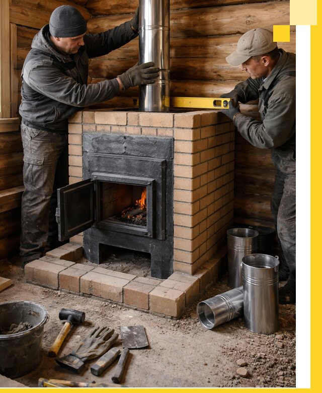 Проектирование, изготовление и установка банных печей в Нижнеудинске