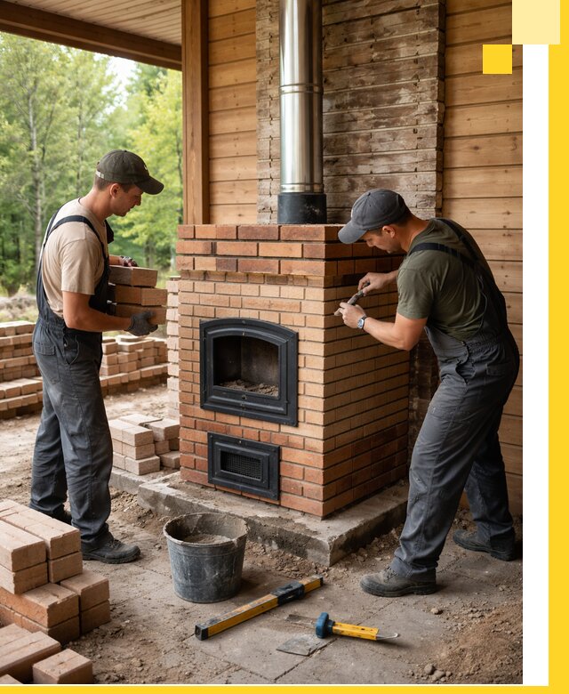Производство и установка дачных печей под ключ в Нижнеудинске