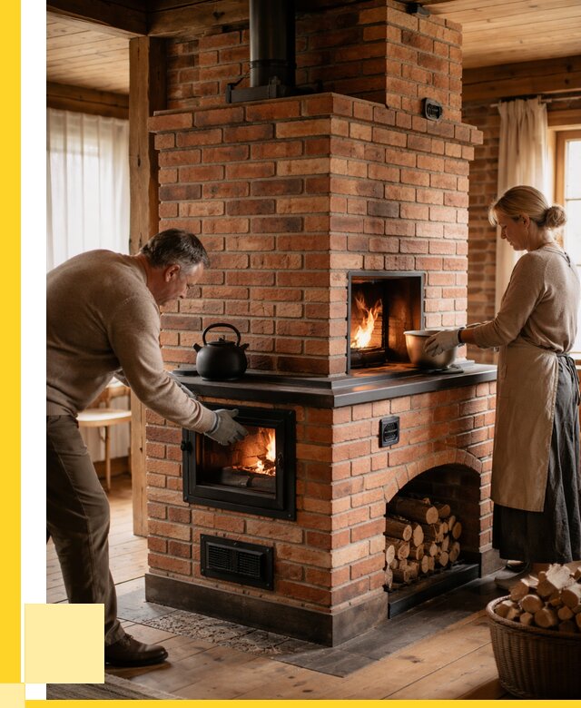 Печи для загородного дома под ключ в Нижнеудинске от 81368 р. | ЭриданНжк