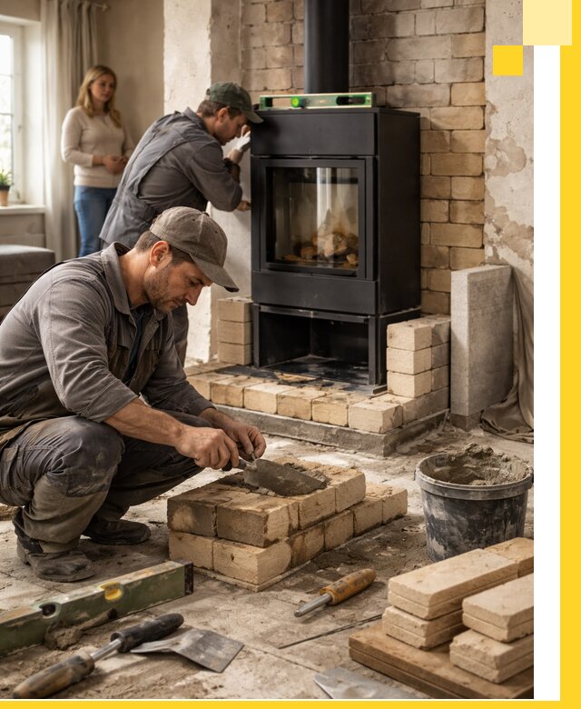 Печи и камины под ключ: проект, установка в Нижнеудинске