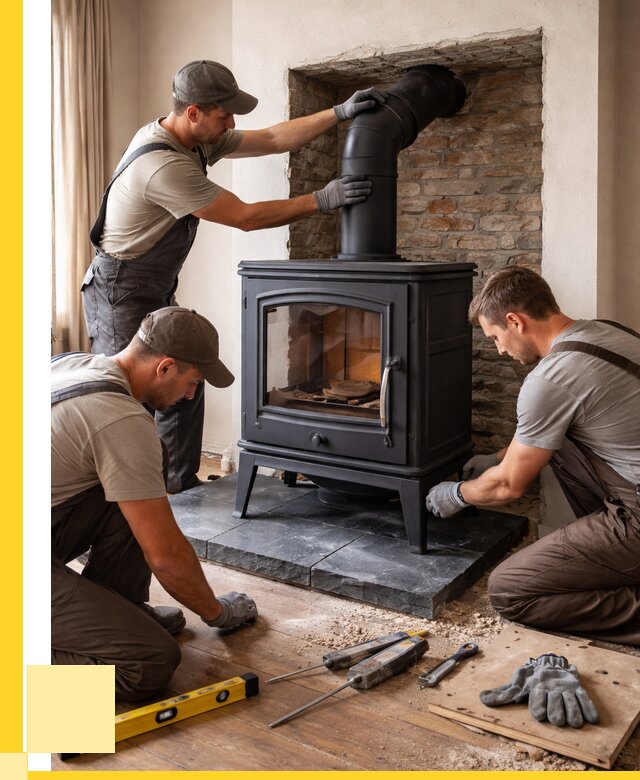 Монтаж печи камина в частном доме в Нижнеудинске от 25428 р. | ЭриданНжк