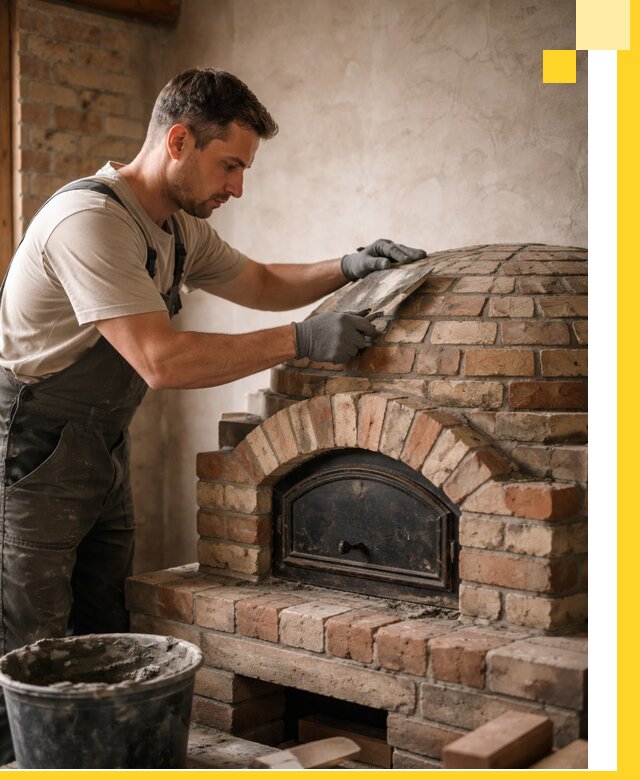 Изготовление и монтаж помпейских печей на заказ в Нижнеудинске