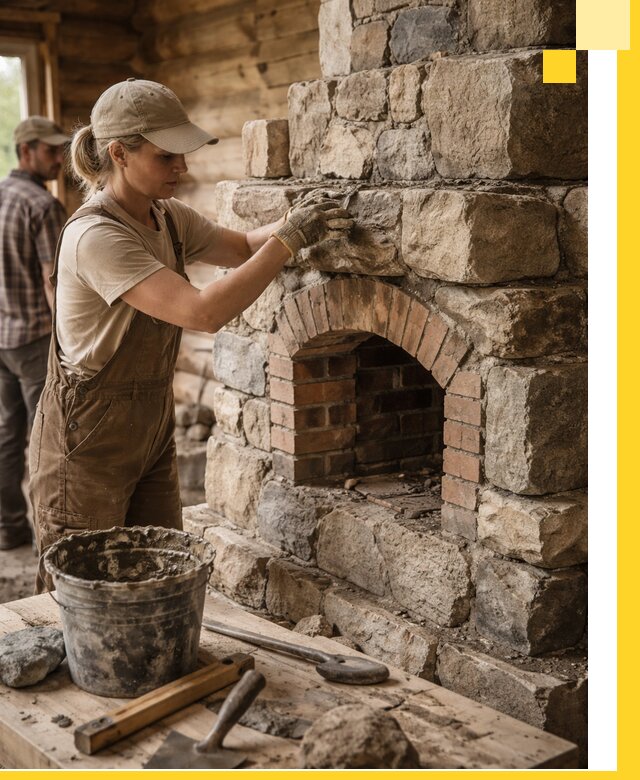 Каменные печи на заказ и монтаж в Нижнеудинске, долговечные решения