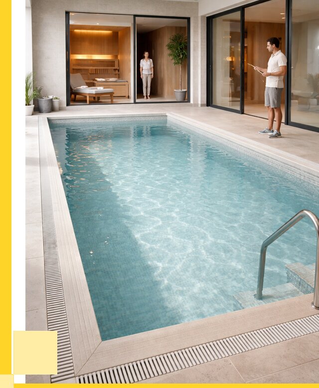 Отделка бассейна пленкой ПВХ в Нижнеудинске от 3560 р. - ЭриданНжк