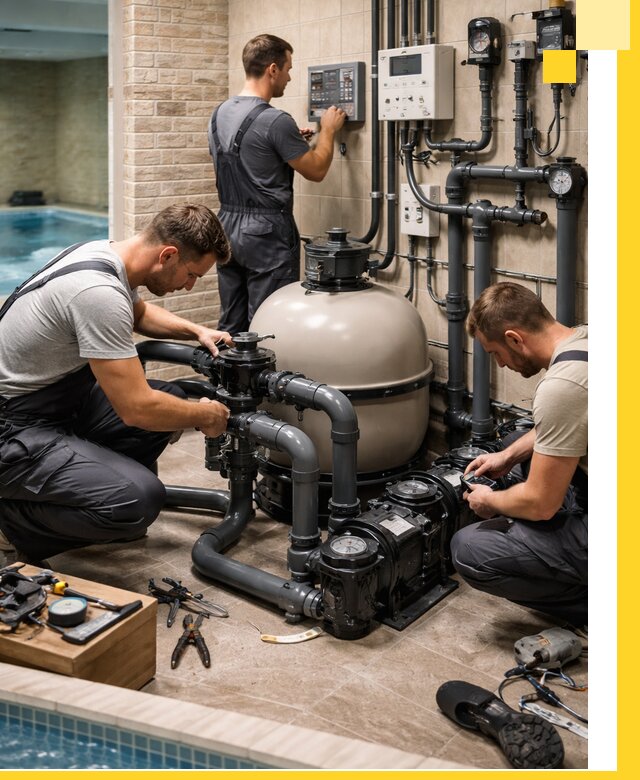 Комплексное оборудование для бассейнов под ключ в Нижнеудинске