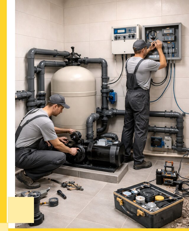 Монтаж оборудования для бассейнов в Нижнеудинске от 40684 р. | ЭриданНжк