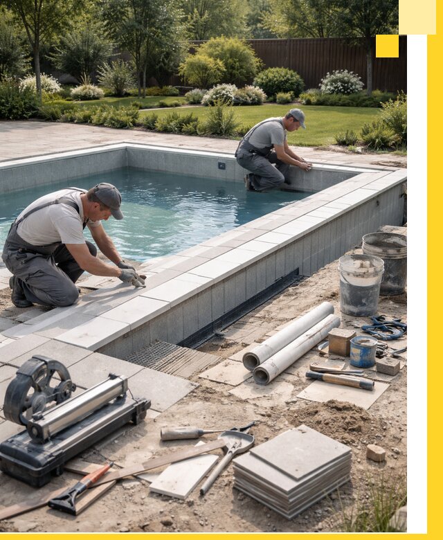 Строительство открытых бассейнов под ключ в Нижнеудинске профессионально