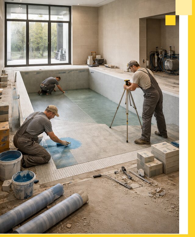 Проект и строительство закрытых бассейнов в Нижнеудинске под ключ