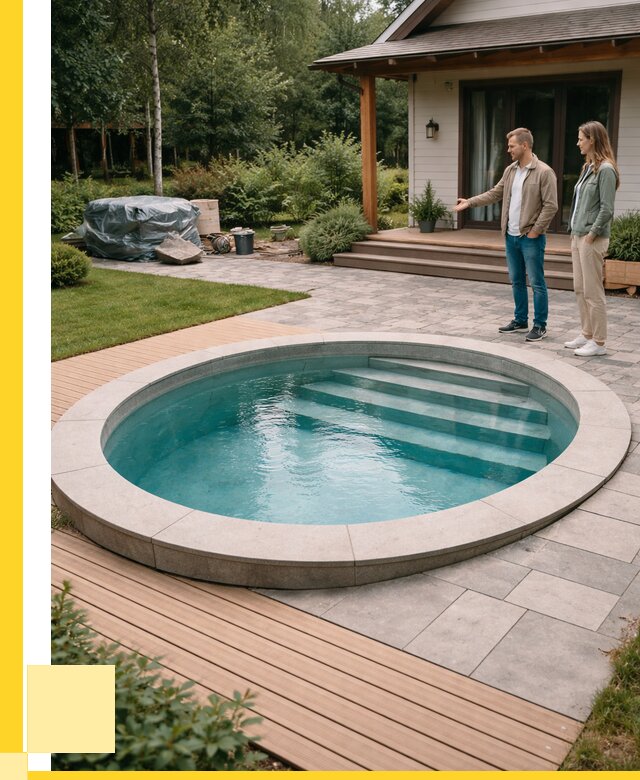 Бассейн на даче под ключ в Нижнеудинске от 203420 р., ЭриданНжк