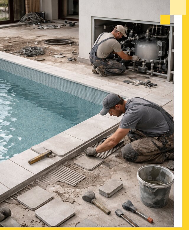 Строительство и монтаж бассейнов в коттедже в Нижнеудинске