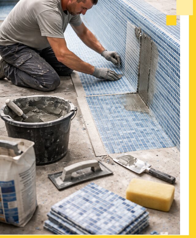 Укладка и ремонт мозаики для бассейнов под ключ в Нижнеудинске