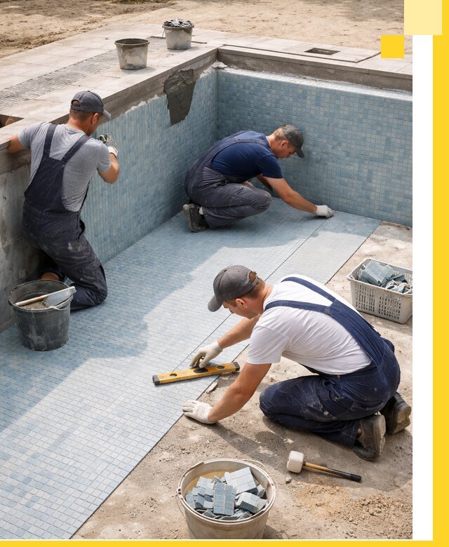 Укладка и установка плитки для бассейнов под ключ в Нижнеудинске