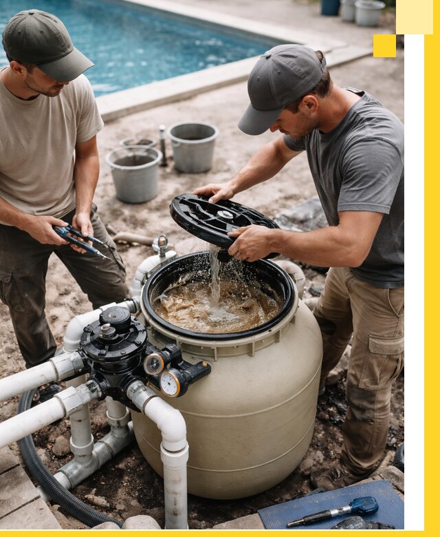 Установка и обслуживание песочных фильтров для бассейнов в Нижнеудинске