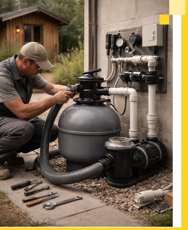 Продажа и монтаж фильтров и насосов для бассейнов в Нижнеудинске