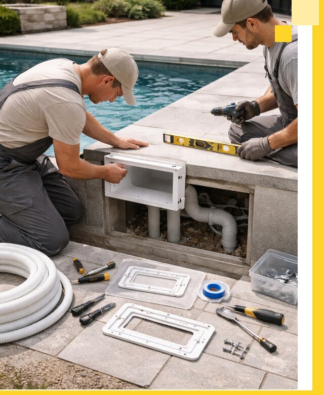 Поставка и установка скиммеров для бассейнов в Нижнеудинске