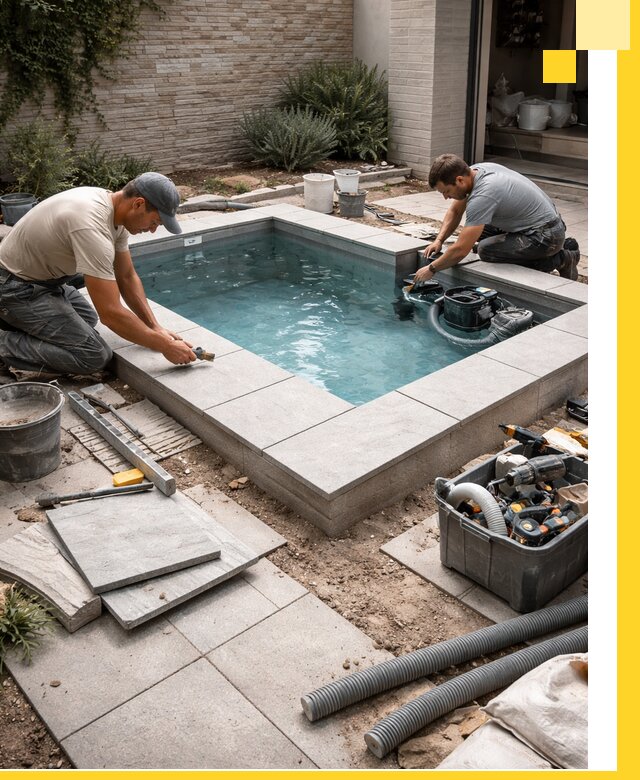 Мини бассейны под ключ в Нижнеудинске, дизайн и установка