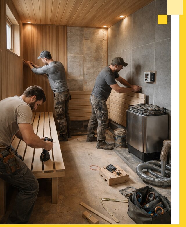 Сауны под ключ в Нижнеудинске, проектирование, строительство, отделка