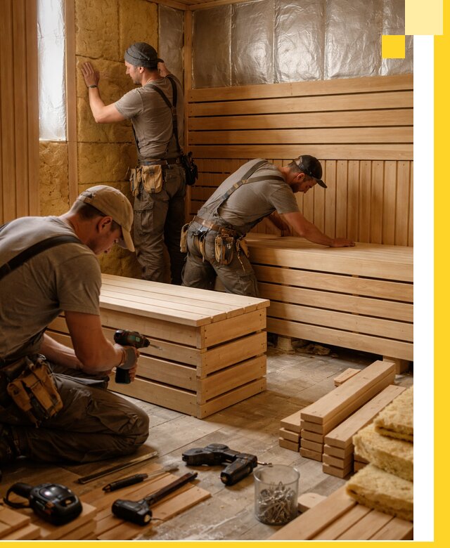 Профессиональное строительство саун под ключ в Нижнеудинске