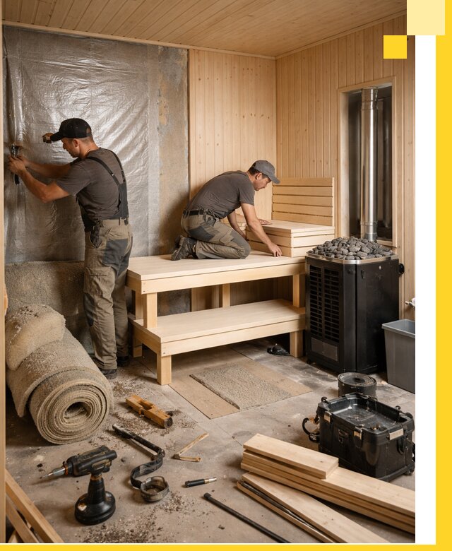 Проекты саун под ключ в Нижнеудинске дизайн и строительство