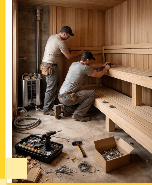 Монтаж саун под ключ в Нижнеудинске от 122052 р. | ЭриданНжк