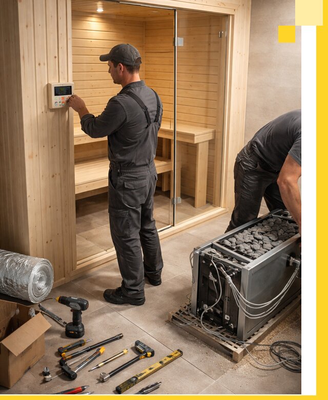 Поставка, установка и монтаж электрических саун в Нижнеудинске