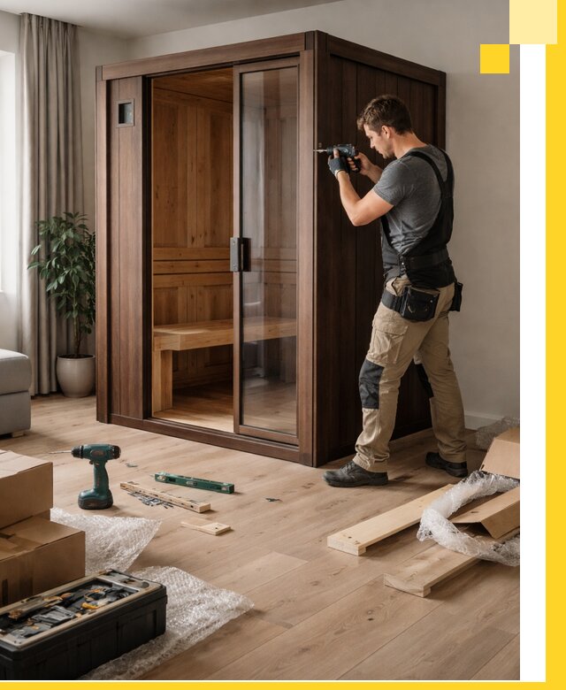 Установка и производство мини саун под ключ в Нижнеудинске