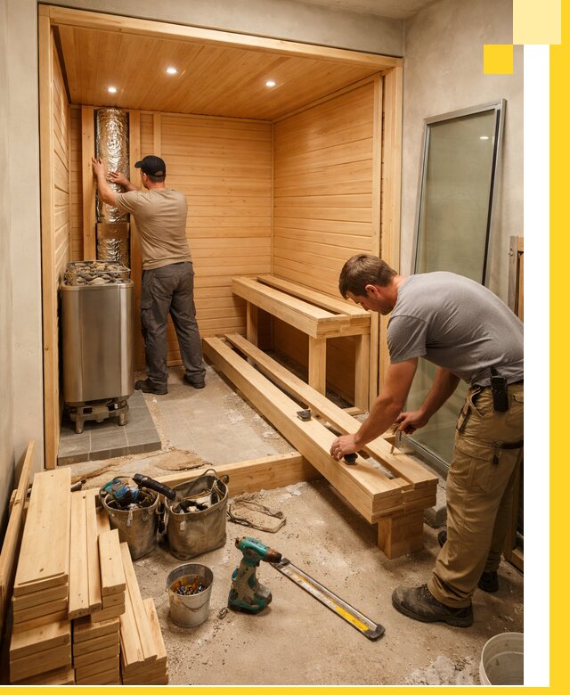 Проектирование и установка домашних саун под ключ в Нижнеудинске