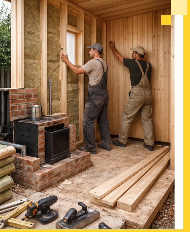 Строительство и установка дачных саун под ключ в Нижнеудинске