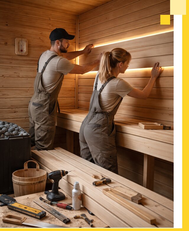 Дизайн саун и бань под ключ с индивидуальным проектом в Нижнеудинске