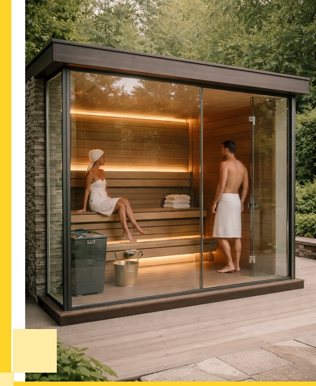 Сауна стеклянная и двери для сауны в Нижнеудинске от 254275 р. | ЭриданНжк