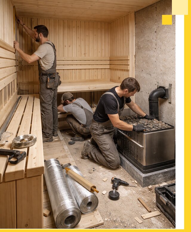 Индивидуальные сауны на заказ в Нижнеудинске под ключ, проект и монтаж