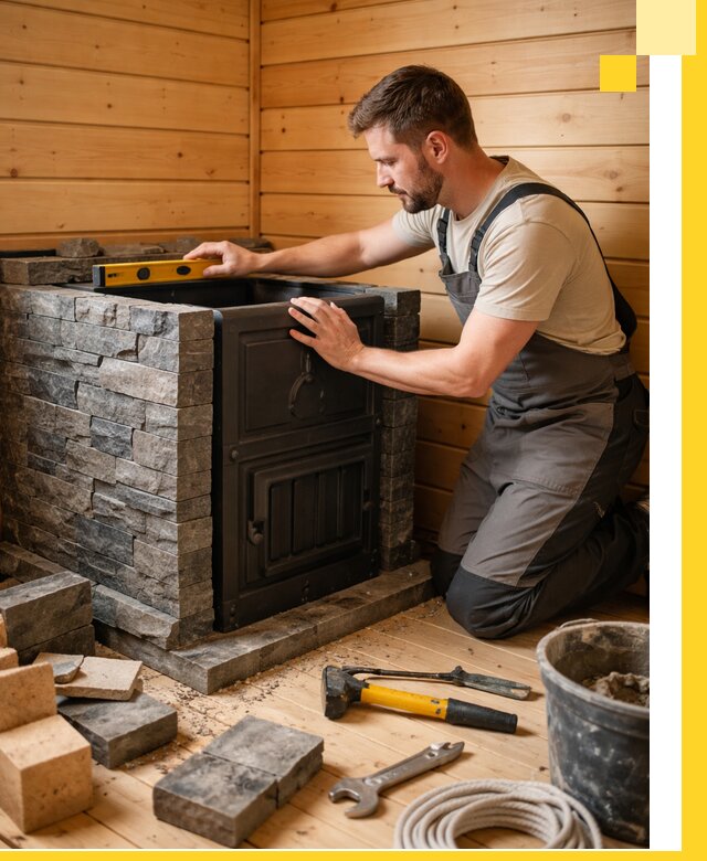 Производство и установка печей для саун под ключ в Нижнеудинске