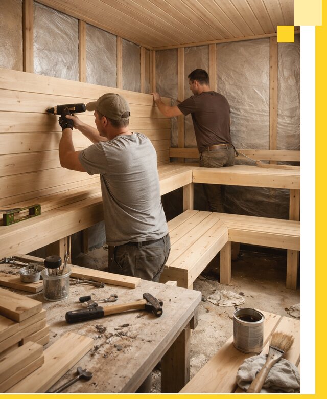 Профессиональная отделка бань и саун под ключ в Нижнеудинске