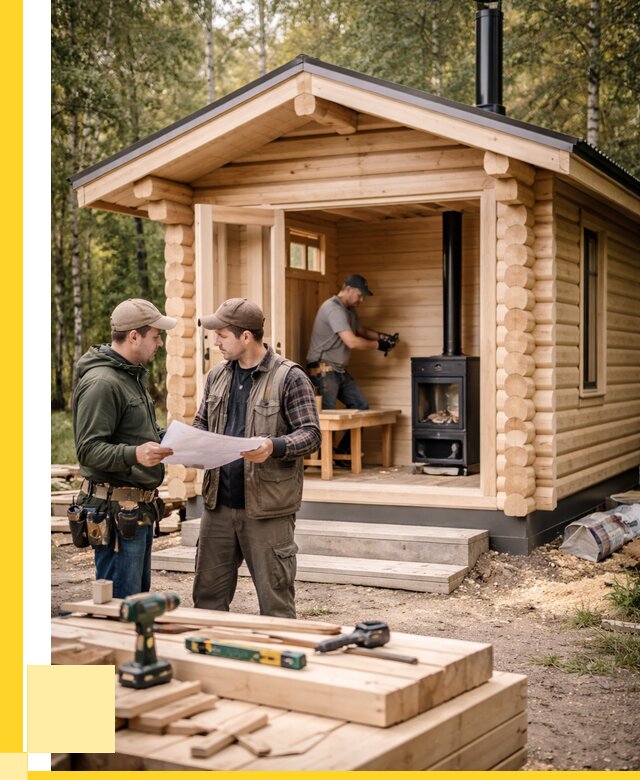 Монтаж бань под ключ в Нижнеудинске — от 203420 р. | ЭриданНжк