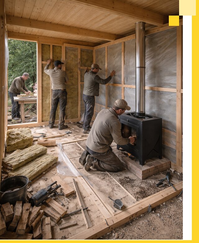 Профессиональный монтаж бань под ключ в Нижнеудинске для дома