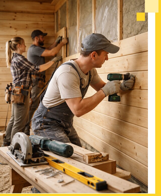 Обшивка бань под ключ в Нижнеудинске: отделка стен и потолков