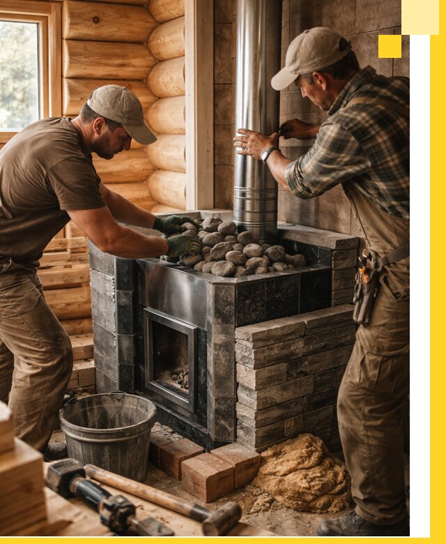 Строительство и отделка русских бань под ключ в Нижнеудинске