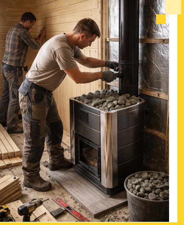 Проектирование и строительство парилок для бани в Нижнеудинске под ключ